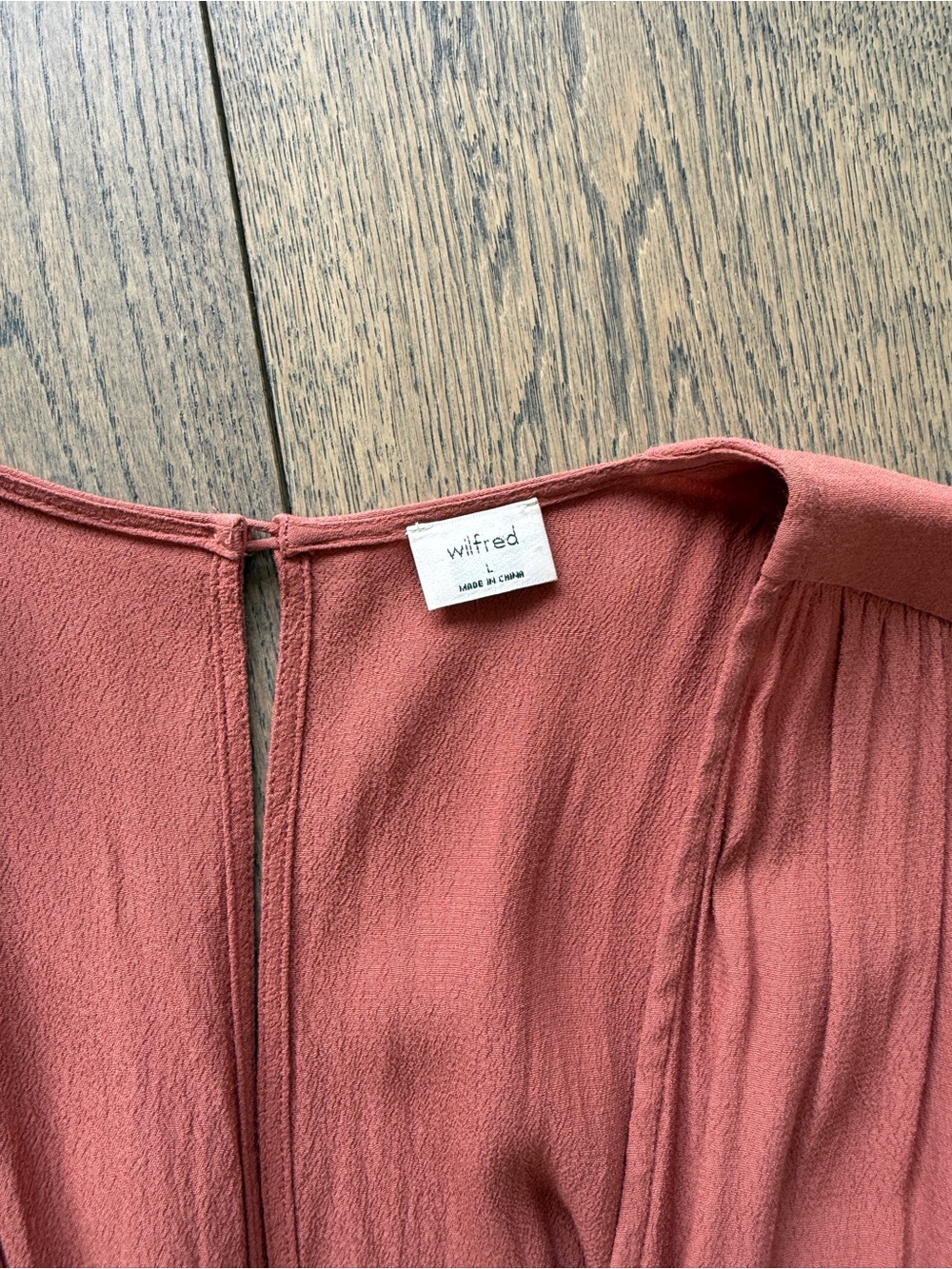 Wilfred Rust Red V-Neck Short Sleeve Jumpsuit - Picture 8 of 8